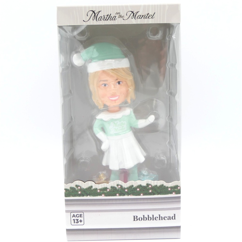 Martha On The Mantel Martha Stewart Holiday Bobblehead 7" Decor by CultureFly